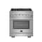 Forno Capriasca Titanium Professional 30In. Freestanding Gas Range FFSGS6260-30 - alternate 1